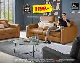 Höffner Ravensberger werkstätten leder-sofa 2,5-sitzig Angebot