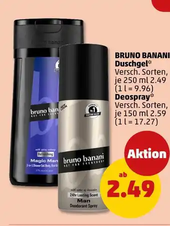 PENNY Bruno banani duschgel oder deospray Angebot