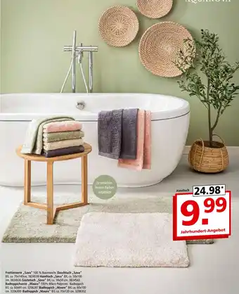 Segmüller Aquanova frottierserie sava oder badteppichserie „mauro“ Angebot