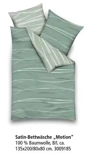 Segmüller Satin-bettwäsche „motion“ Angebot