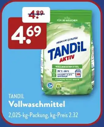 Aldi Süd TANDIL Vollwaschmittel Angebot