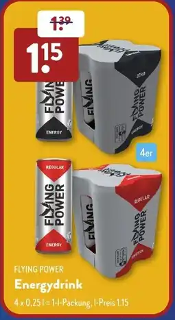 Aldi Süd FLYING POWER Energydrink Angebot