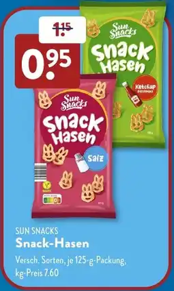 Aldi Süd SUN SNACKS Snack-Hasen Angebot
