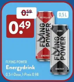 Aldi Süd FLYING POWER Energydrink Angebot