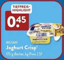 Aldi Süd MILSANI Joghurt Crisp Angebot