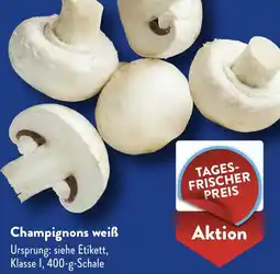 Aldi Süd Champignons weiß Angebot