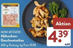 Aldi Süd MEINE METZGEREI Hähnchen Geschnetzeltes Angebot