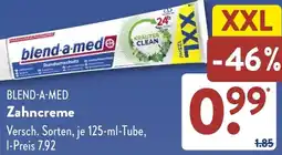 Aldi Süd BLEND-A-MED Zahncreme Angebot