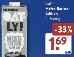 Aldi Süd OATLY Hafer-Barista Edition Angebot