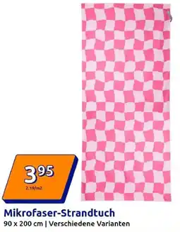 Action Mikrofaser-Strandtuch Angebot