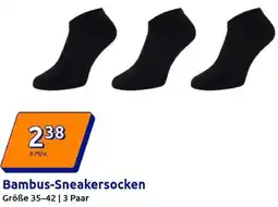 Action Bambus-Sneakersocken Angebot