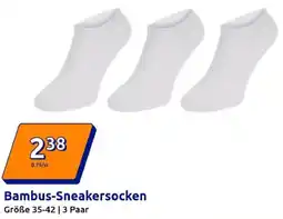 Action Bambus-Sneakersocken Angebot