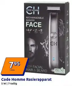 Action Code Homme Rasierapparat Angebot