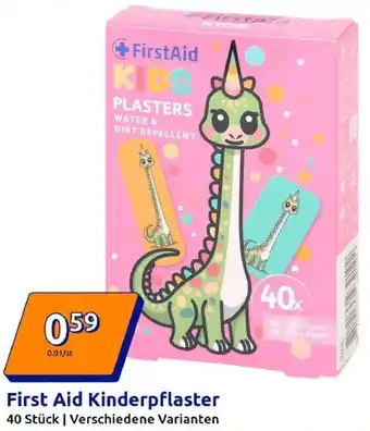 Action First Aid Kinderpflaster Angebot