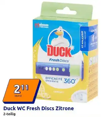 Action Duck WC Fresh Discs Zitrone Angebot