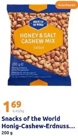 Action Snacks of the World Honig-Cashew-Erdnuss... Angebot