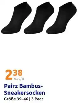 Action Pairz Bambus Sneakersocken Angebot