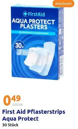 Action First Aid Pflasterstrips Aqua Protect Angebot