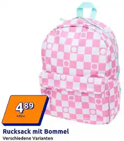 Action Rucksack mit Bommel Angebot