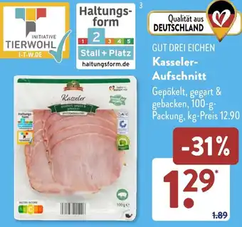 Aldi Süd GUT DREI EICHEN Kasseler Aufschnitt Angebot