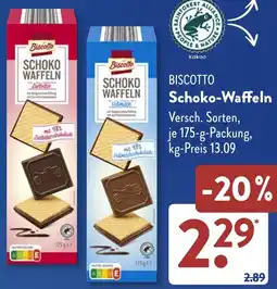 Aldi Süd BISCOTTO Schoko-Waffeln Angebot