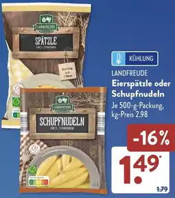 Aldi Süd LANDFREUDE Eierspätzle oder Schupfnudeln Angebot