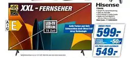 Expert Hisense 75a6n Angebot