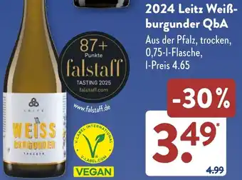 Aldi Süd 2024 Leitz Weißburgunder QbA Angebot