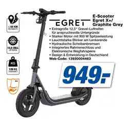 Expert Egret e-scooter egret x+/ graphite grey Angebot