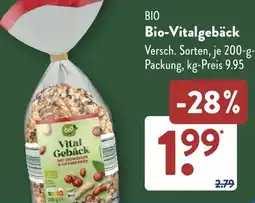 Aldi Süd Bio-Vitalgebäck Angebot