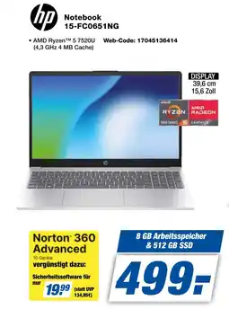 Expert Hp notebook 15-fc0651ng Angebot