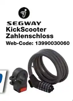 Expert Segway kickscooter zahlenschloss Angebot