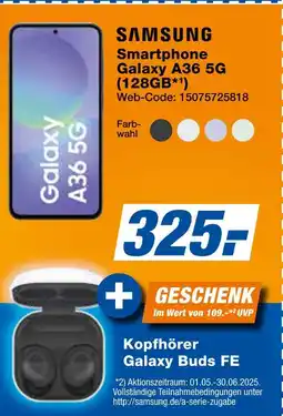 Expert Samsung smartphone galaxy a36 5g (128gb1) Angebot
