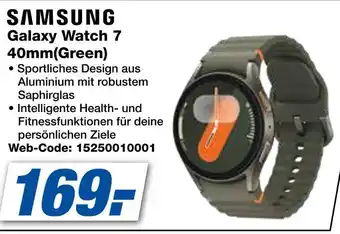 Expert Samsung galaxy watch 7 40mm(green) Angebot