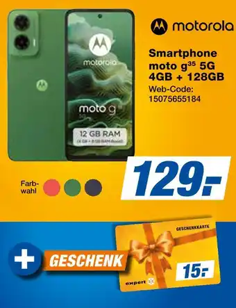 Expert Motorola smartphone moto g35 5g 4gb + 128gb Angebot