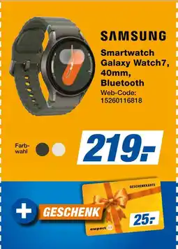 Expert Samsung smartwatch galaxy watch7 Angebot