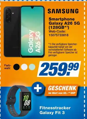 Expert Samsung smartphone galaxy a26 5g (128gb) Angebot