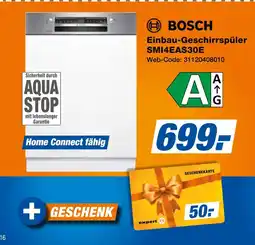 Expert Bosch einbau-geschirrspüler smi4eas30e Angebot