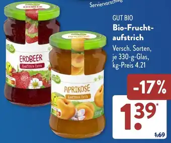 Aldi Süd GUT BIO Bio-Fruchtaufstrich Angebot