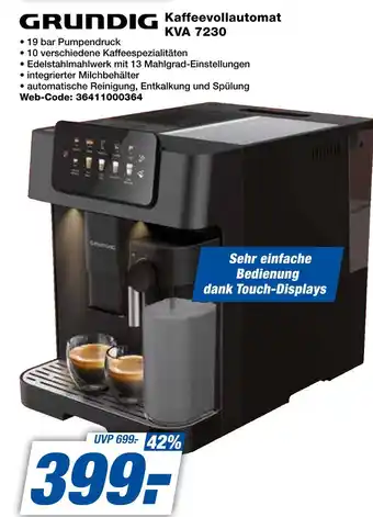 Expert Grundig kaffeevollautomat kva 7230 Angebot
