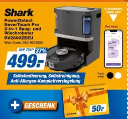 Expert Shark powerdetect nevertouch pro 2-in-1 saug- und wischroboter rv2800zeeu Angebot