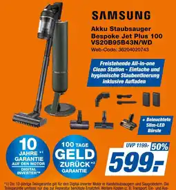Expert Samsung akku staubsauger bespoke jet plus 100 Angebot