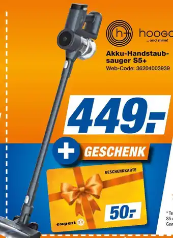 Expert Hoogo akku-handstaubsauger s5+ Angebot
