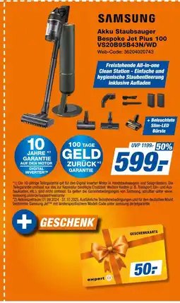 Expert Samsung akku staubsauger bespoke jet plus 100 Angebot