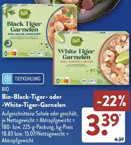 Aldi Süd Bio-Black-Tiger oder White-Tiger Garnelen Angebot