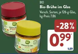 Aldi Süd Bio-Brühe im Glas Angebot