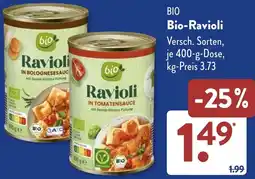 Aldi Süd Bio-Ravioli Angebot