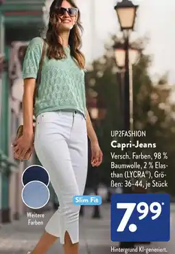 Aldi Süd UP2FASHION Capri-Jeans Angebot