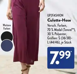 Aldi Süd UP2FASHION Culotte-Hose Angebot