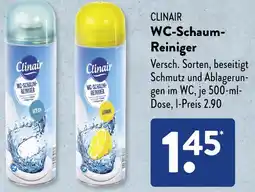 Aldi Süd CLINAIR WC-Schaum Reiniger Angebot